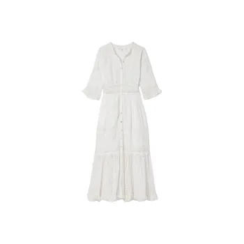 LOVESHACKFANCY Short-Sleeved Dresses Women's White
