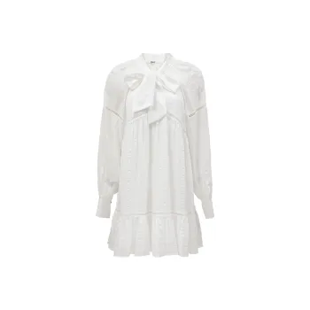 ONLY Long Sleeved Dresses Women's White