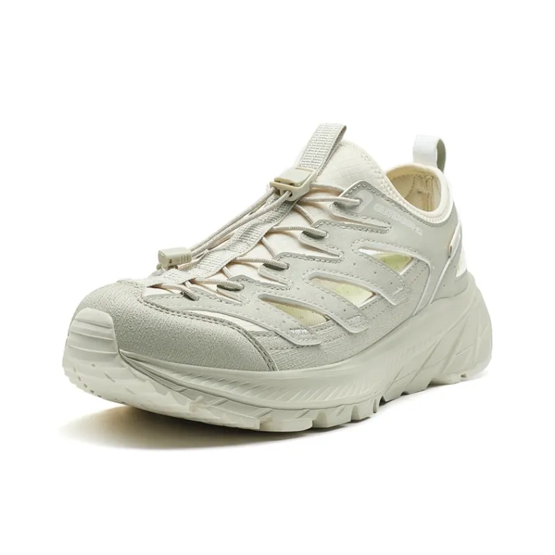 XTEP Wilderness Exploration With Counterflow Wind Slip Resistant And Breathable River Trekking Shoes Men's Tea White-1