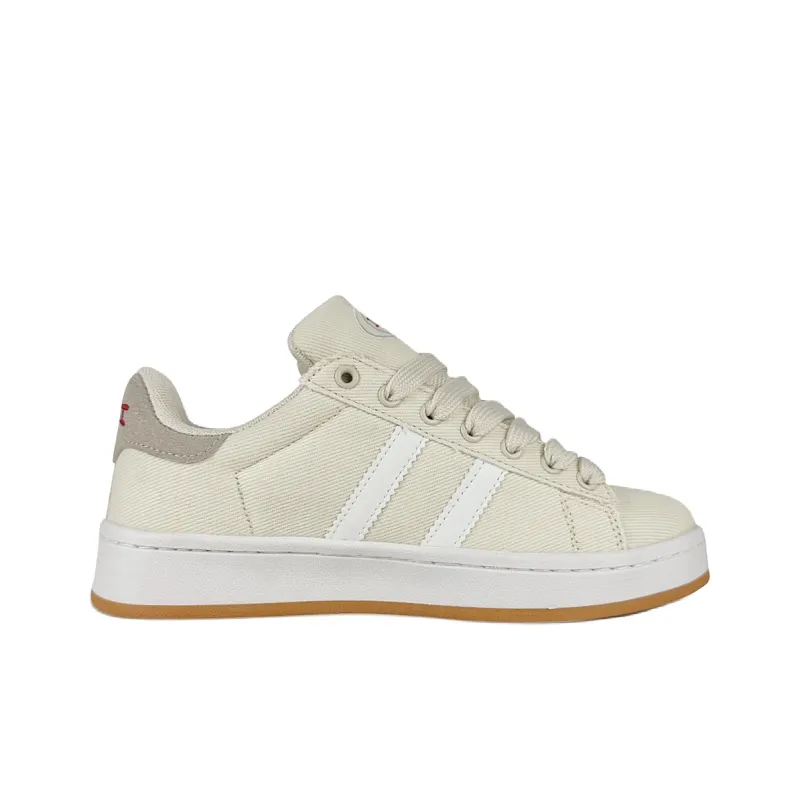 Rongchuan Slip Resistant, Abrasion Resistant, Lightweight, Breathable Low Top Skateboard Shoes Unisex Beige-2