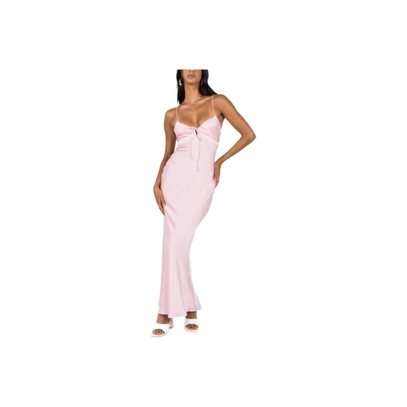 PRINCESS POLLY EMILY MAXI DRESS Slip Dresses Women's Pink-0