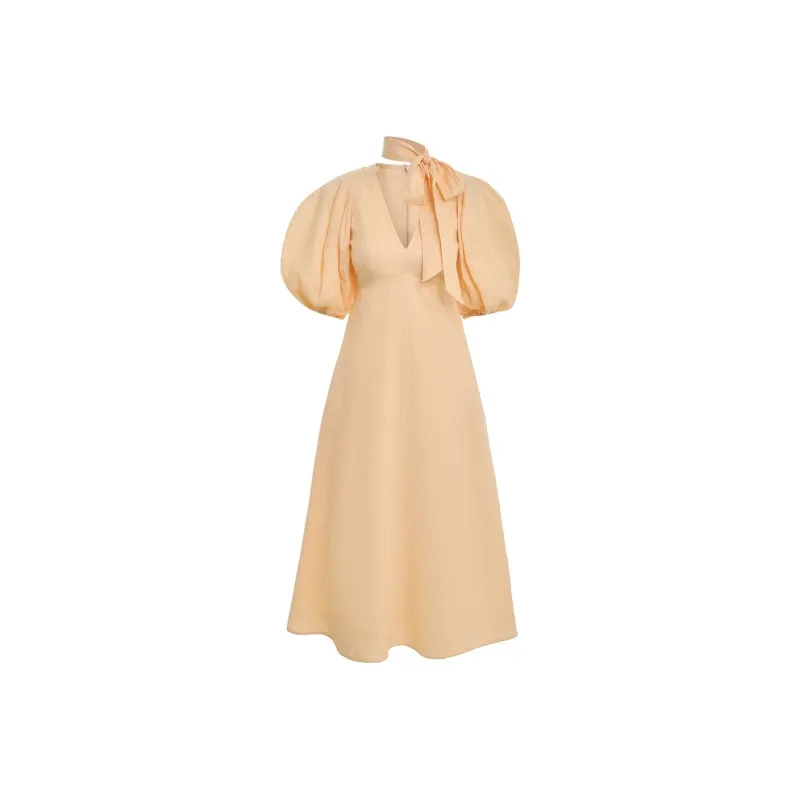 Zimmermann Short-Sleeved Dresses Women's Cream-0