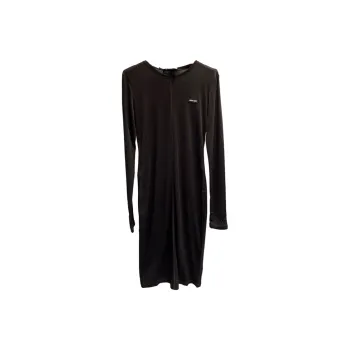 MIU MIU Silk Jersey Dress Nero