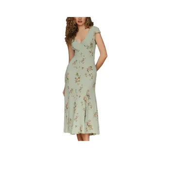 Reformation Short-Sleeved Dresses Women's Green