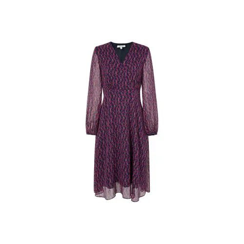 JZ. ANNAKRO Long-Sleeved Dresses Women's Floral Fuchsia