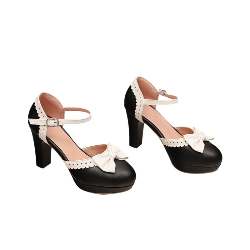 TADSW Chunky Heel High Heels Women's-2