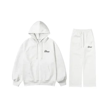 DESSUU Sweatshirt Set Unisex Light Heather Gray