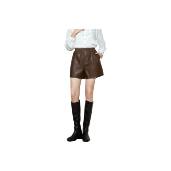 SMEN Casual Shorts Women's Coffee