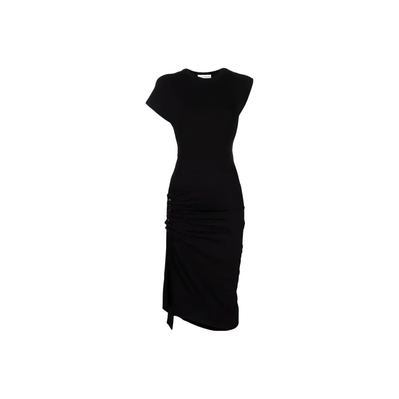 Rabanne Asymmetric Midi Dress-0