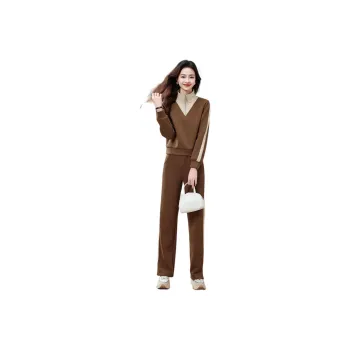 Fele.d Casual Suit Women's Coffee