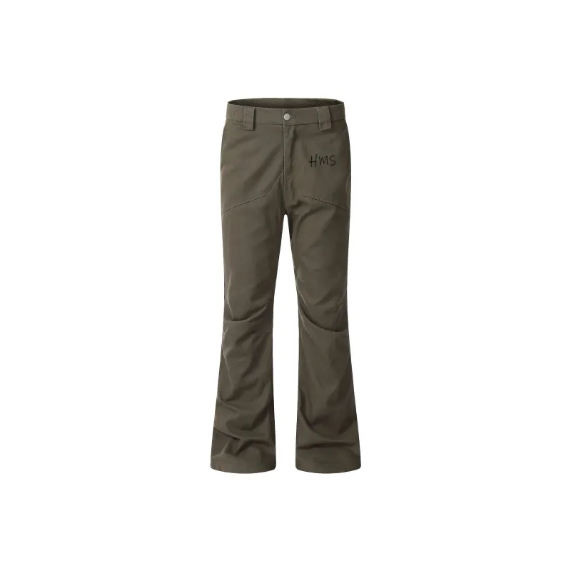 Vine Color Cargo Pants Unisex-2