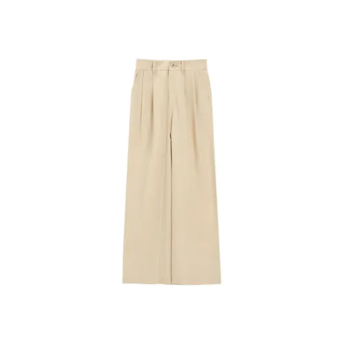 Fragment Casual Pants Women's Ecru