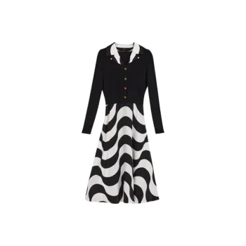 Yiner Long Sleeved Dresses Women's Cream White