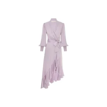 Zimmermann SS24 Long-Sleeved Dresses Women's Light Lavender