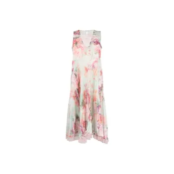 Twinset Floral Pleated Midi Dress