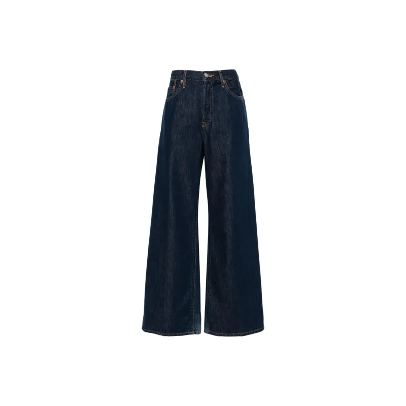 RE/DONE Fortuna Mid rise Palazzo Jeans-0