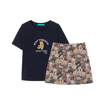 I'M ONE Two Piece Skirt Sets Women's