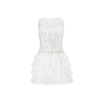 Misi Camii Sleeveless Dress Women's White