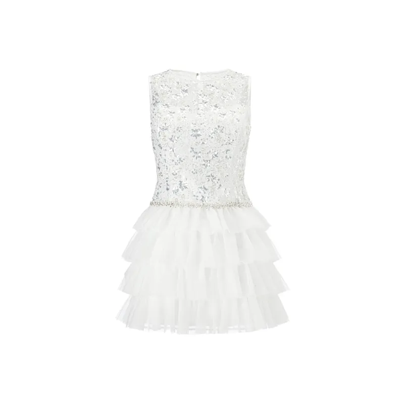 Misi Camii Sleeveless Dress Women's White-0