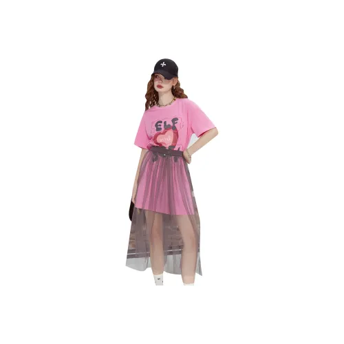 ELF SACK Short Sleeved Dresses Women's
