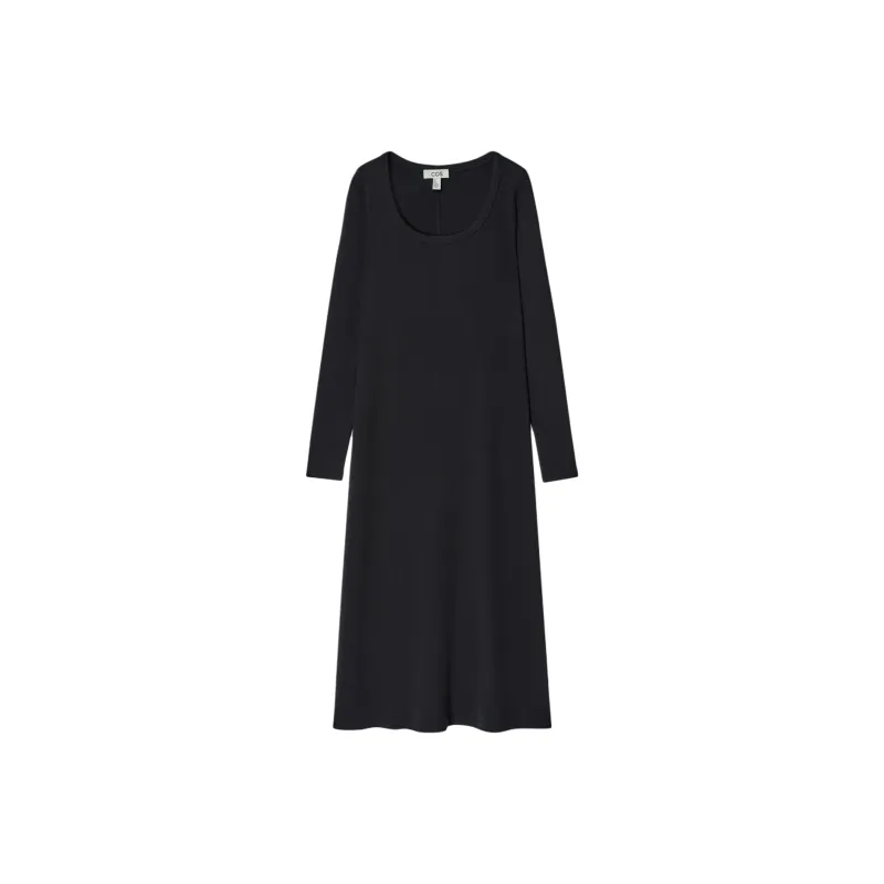 COS Long-Sleeved Dresses Women's Navy Blue-0