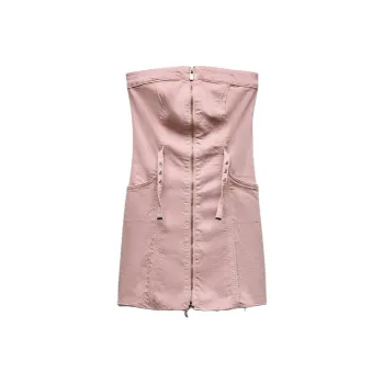 ZARA Sleeveless Dress Women's Pink