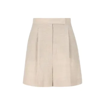 MaxMara Abisso Pleated Shorts