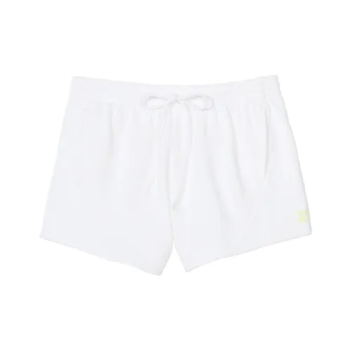 Victoria's Secret PINK IVY FLEECE CURVED HEM SHORTS/Optic White Casual Shorts Women's Optical White