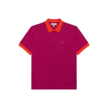 Burberry Polo Shirts Men Pink