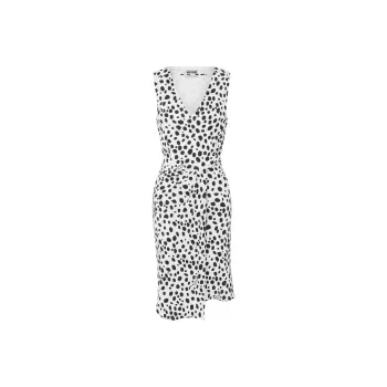MOSCHINO Polka Dot print Gathered Dress