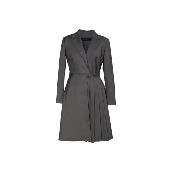 ROEYSHOUSE Long Sleeved Dress Women's Dark Gray