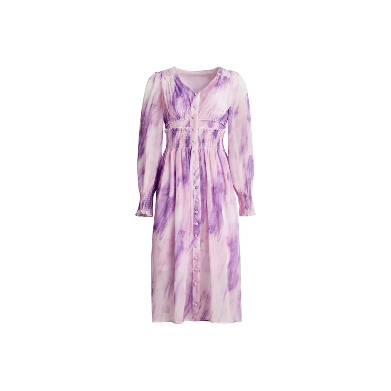 VICTORIA&VERA Long Sleeved Dresses Women's Purple-0