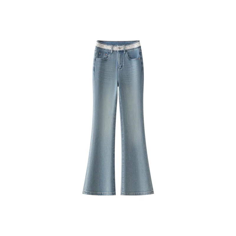 LUYOUYE Jeans Women's Blue-0