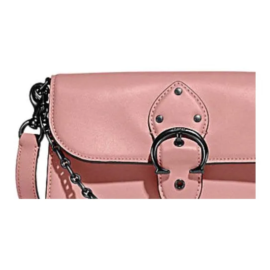 COACH Beat Gloves Made Of Tanned Leather Handheld Shoulder Bag Crossbody Bag Small Size Women's Pink-4