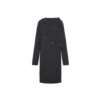 MOCO Long Sleeved Dresses Women's Dark Heather Gray