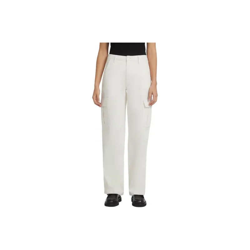 GUESS Cargo Pants Women's White-0