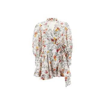 Zimmermann SS23 Long Sleeved Dress Women's White