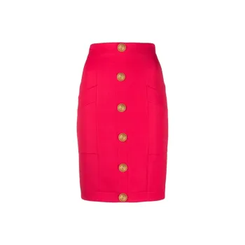BALMAIN High waisted Knitted Miniskirt