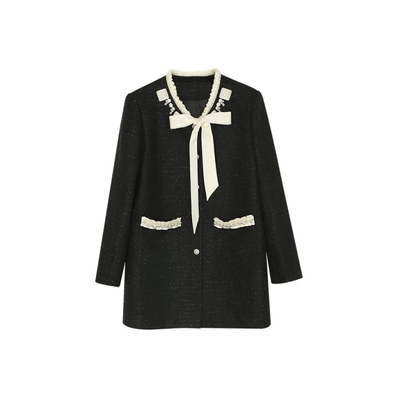 Summer Hooray Long Sleeved Dresses Women's Black-0