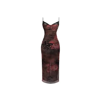 HOUSE OF CB NALINI Slip Dress Women's PRINTED/Vintage Print