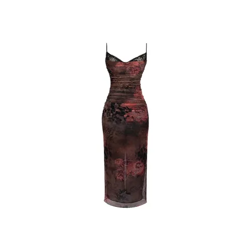 HOUSE OF CB NALINI Slip Dress Women's PRINTED/Vintage Print