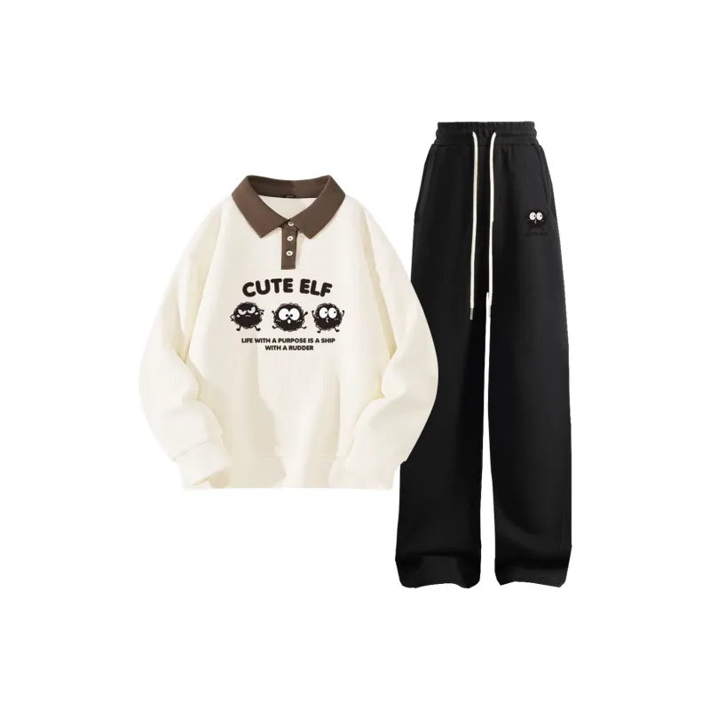 MINISO Sweatshirt Sets Women's-6