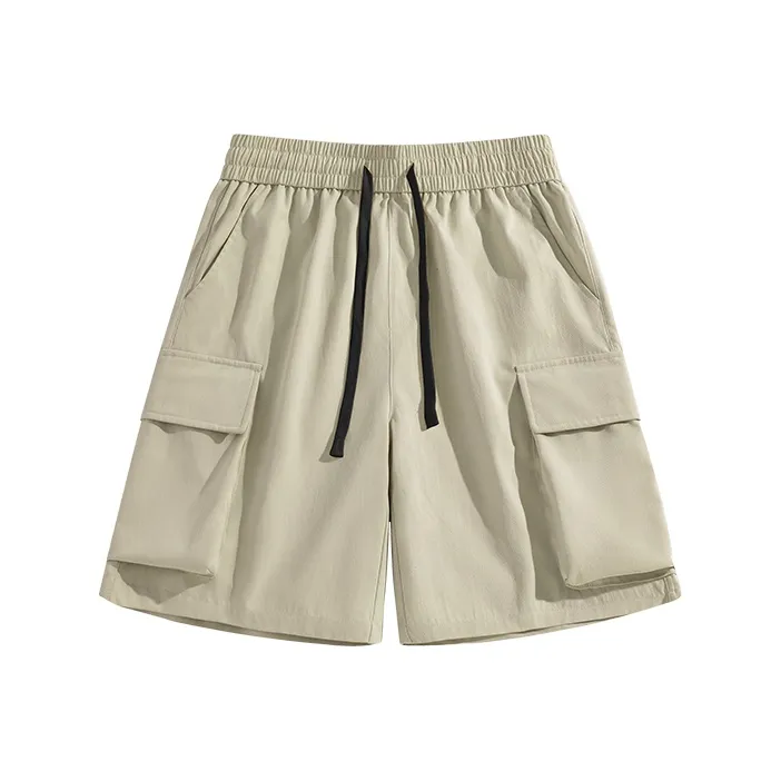 Merry City Casual Shorts Unisex Khaki-0