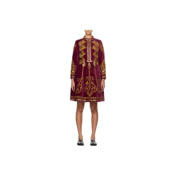 BODE Long-Sleeved Dresses Women's Red