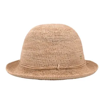 HELEN KAMINSKI Raffia, Nylon, Elastane Bucket Hats Unisex Khaki