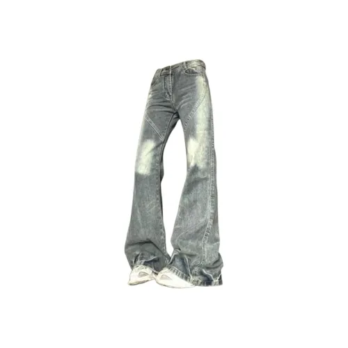 YOSICIL Jeans Unisex Vintage Blue Vintage Light Blue