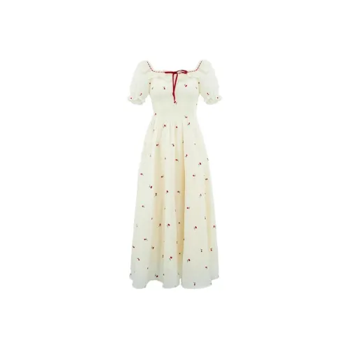 JOSR Short Sleeved Dress Women's Apricot