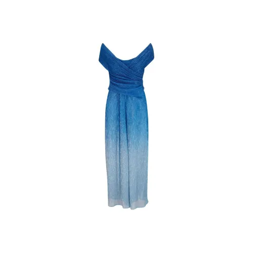 Talbot Runhof Gradient effect Sleeveless Dress