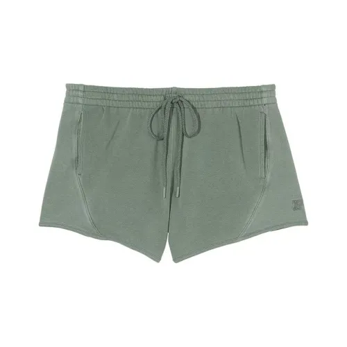 Victoria's Secret PINK IVY FLEECE CURVED HEM SHORTS /FF Casual Shorts Women's Fresh Forest