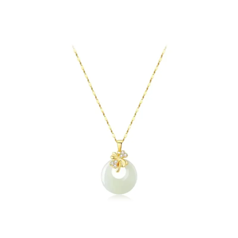 LuluCanaan Glass Cat Eye Necklaces Women's-0